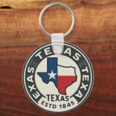 Texas Staatsstolz Schlüsselanhänger (Rückseite)