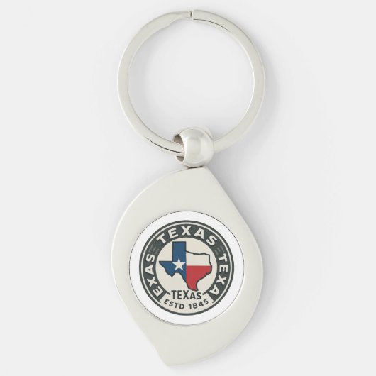 Texas Staatsstolz Schlüsselanhänger (Vorderseite)