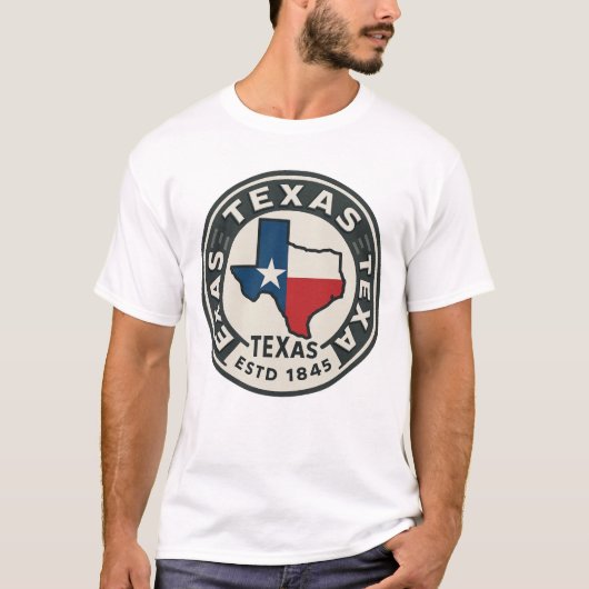 Texas Staatsstolz T-Shirt (Vorderseite)