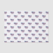 Texas Staatsstolz Tissue Paper Seidenpapier (Vorderseite)