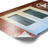 Texas Star Doppeltüren Fotodruck (Ecke)