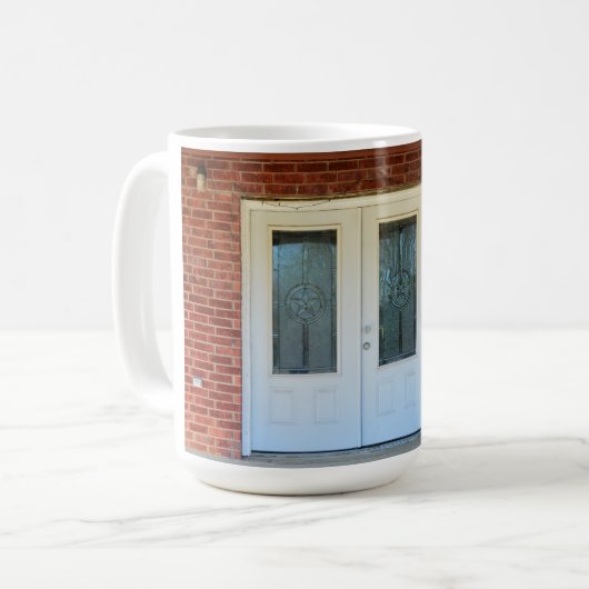 Texas Star Doppeltüren Kaffeetasse (Vorderseite Links)