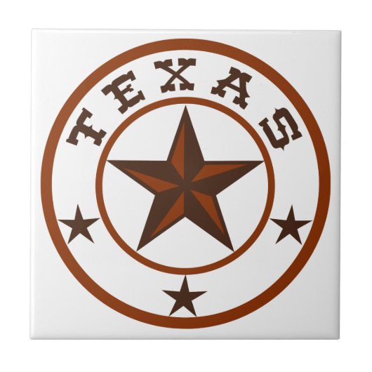 Texas Star Fliese (Vorderseite)