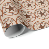 Texas Star Geschenkpapier (Rolleneckpunkt)