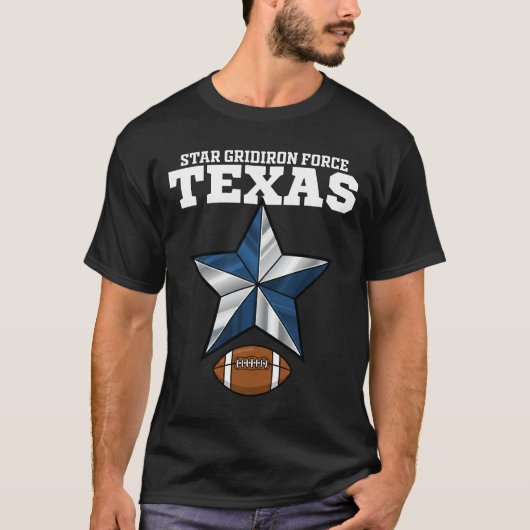 TEXAS STAR GRIDIRON FORCE - DALLAS FOOTBALL T-Shirt (Vorderseite)