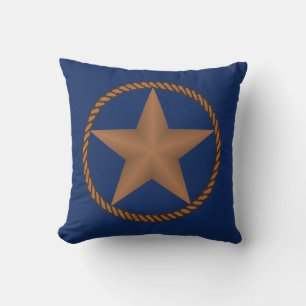 Texas Star mit Seilkissen und FARBE Kissen