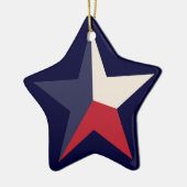 Texas-Star-Ornament Keramik Ornament (Links)