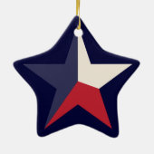 Texas-Star-Ornament Keramik Ornament (Hinten)