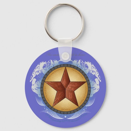 Texas Star Schlüsselanhänger (Vorderseite)