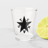Texas Star Shot Glass Schnapsglas (Vorderseite)