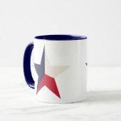 Texas-Star-Tasse Tasse (Vorderseite Links)