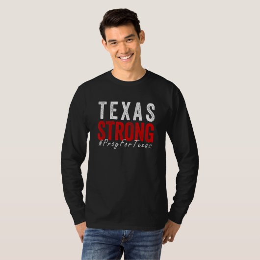 Texas Starke Gebet für Texas T-Shirt (Vorne ganz)