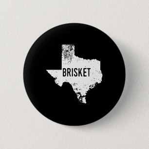 Texas State Brisket-Shirt Tx Liebe Heimat Bbq Dist Button