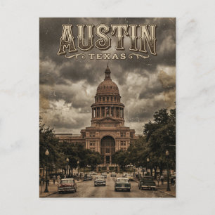 Texas State Capitol USA -> Kapitol des Bundesstaat Postkarte