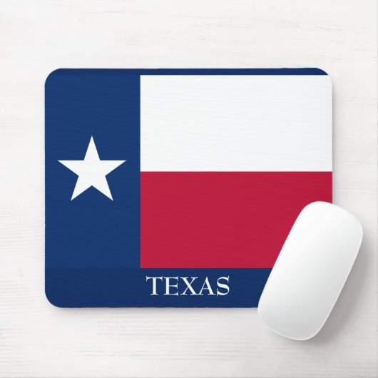 TEXAS-State-Flag-Maus-Pad Text Star anpassen Mousepad (Mit Mouse)