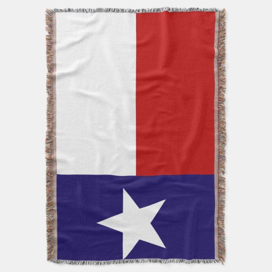Texas State Flag Print Patriotic Decke (Vorderseite Vertikal)