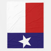 Texas State Flag Print Patriotic Fleece Blanket (Vorderseite)