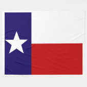 Texas State Flag Print Patriotic Fleece Blanket (Vorderseite (Horizontal))