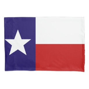 Texas State Flag Print Patriotic Kissenbezug