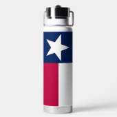 Texas State Flag Stainless Steel Water Bottle Trinkflasche (Hinten)