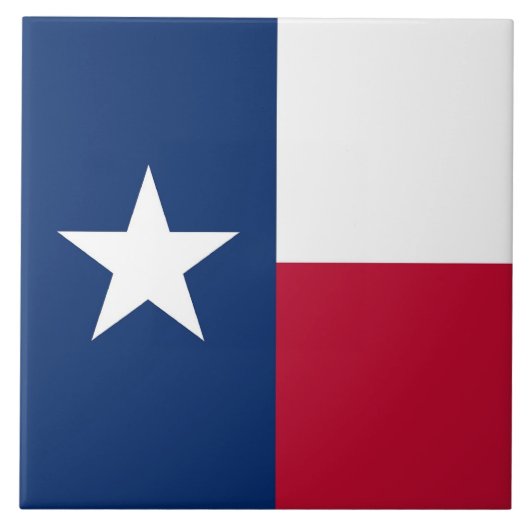 Texas State Flag Tile Fliese (Vorderseite)