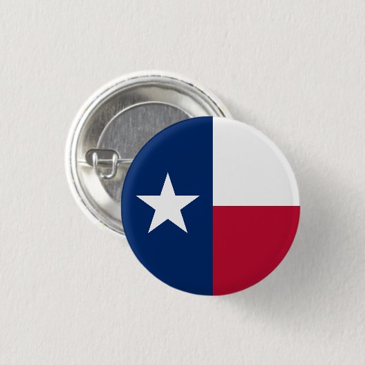 Texas State Flag USA Button (Vorne & Hinten)