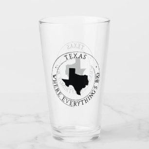 Texas State Glasstasse Glas