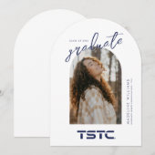 Texas State Technical College Graduation Einladung (Vorne/Hinten)