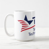 Texas State Technical College-Logo Kaffeetasse (Links)