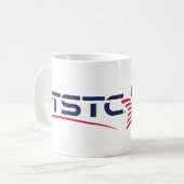 Texas State Technical College-Logo Kaffeetasse (Vorderseite Links)
