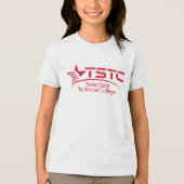 Texas State Technical College-Logo Tri-Blend Shirt (Vorderseite)