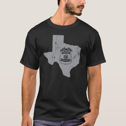 Texas State Trooper Shirt Texas Highway Patrol (Vorderseite)