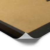 Texas Steer Poster (Ecke)