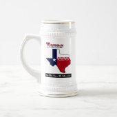 Texas Stehend Strong Bierglas (Links)