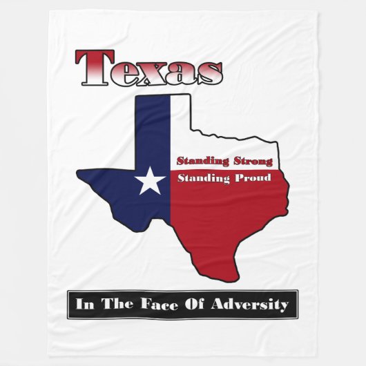 Texas Stehend Strong Fleecedecke (Vorderseite)