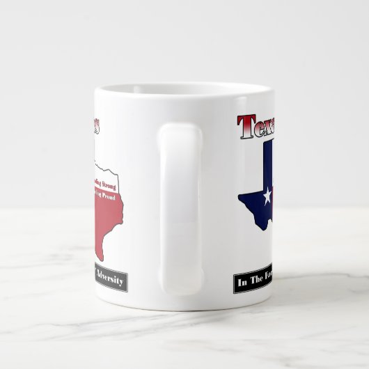 Texas Stehend Strong Jumbo-Tasse (Rückseite)