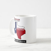 Texas Stehend Strong Kaffeetasse (Vorderseite Links)