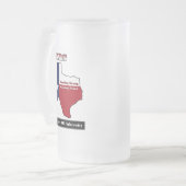Texas Stehend Strong Mattglas Bierglas (Vorderseite Links)