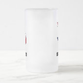 Texas Stehend Strong Mattglas Bierglas (Mittel)