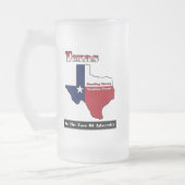 Texas Stehend Strong Mattglas Bierglas (Links)