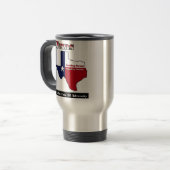 Texas Stehend Strong Reisebecher (Vorderseite Links)