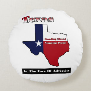 Texas Stehend Strong Rundes Kissen