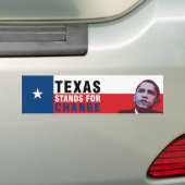 Texas steht für Änderung - Obama-Autoaufkleber Autoaufkleber (Auf Auto)