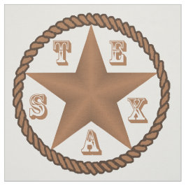 Texas-Stern mit der Seil-Grenze groß IRGENDEINE Stoff