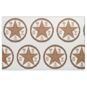 Texas-Stern mit der Seil-Grenze groß IRGENDEINE Stoff (Fat Quarter (45,7 x 55,9 cm))