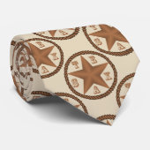 Texas Stern mit Seilbahn Grenze JEDE FARBE Krawatte (Gerollt)