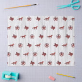 Texas-, Stern-u. Pferdemuster Seidenpapier (Basteln)