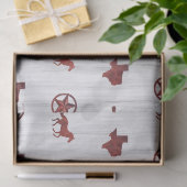 Texas-, Stern-u. Pferdemuster Seidenpapier (Geschenk)