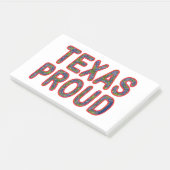 Texas Stolz Bluebonnet Post-it Klebezettel (angewinkelt)