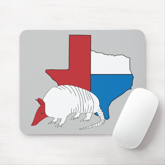 Texas-Stolz-Gürteltier Mousepad (Mit Mouse)